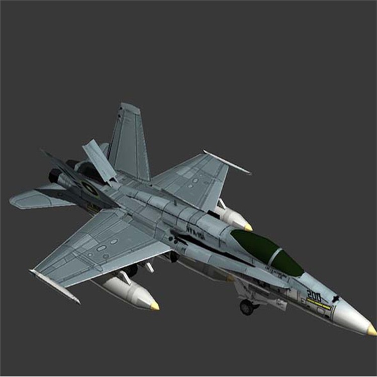 九龙坡3D舰载战斗机模型